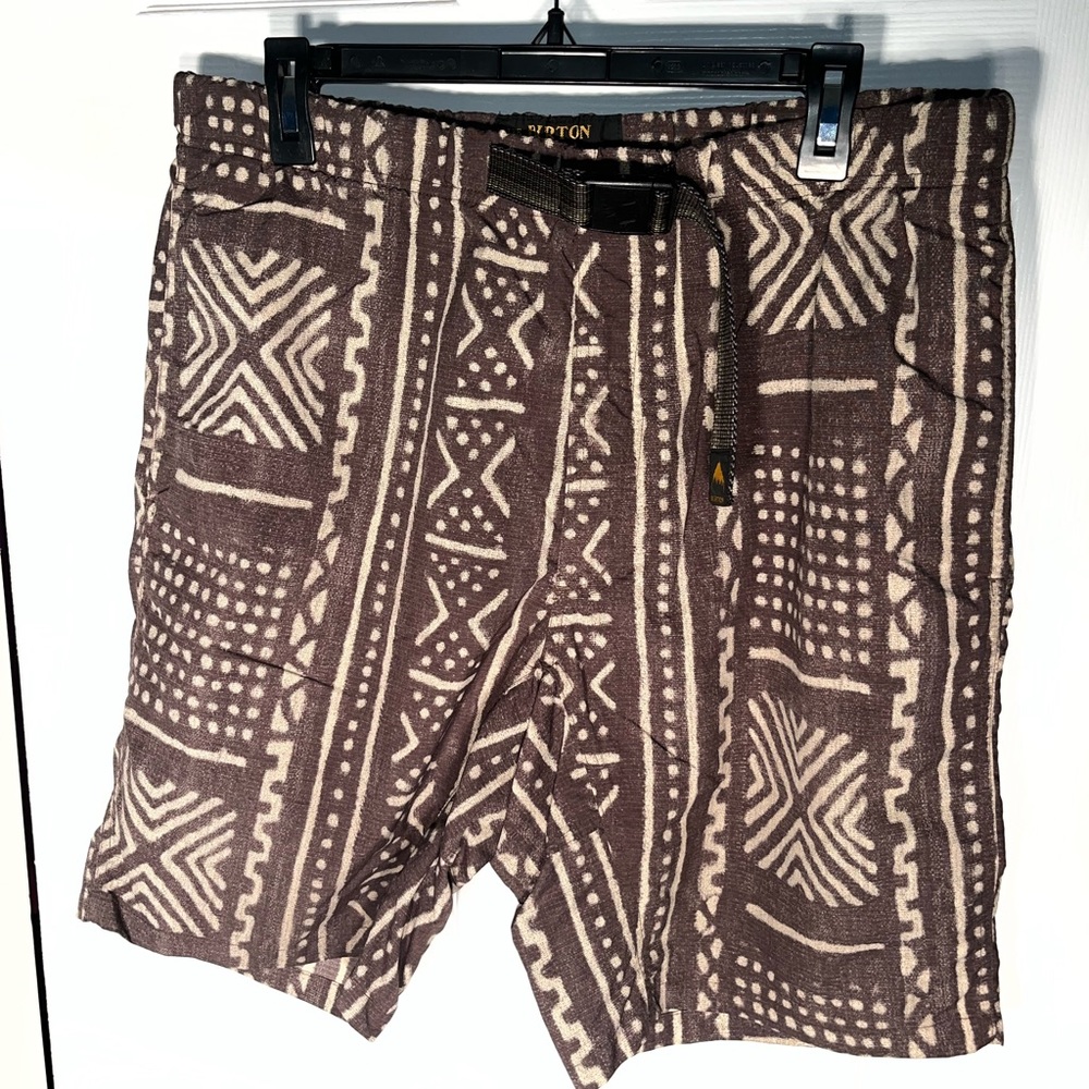 Men’s XL Burton Clingman Short - Pavement Banbara Nylon Belted Rare